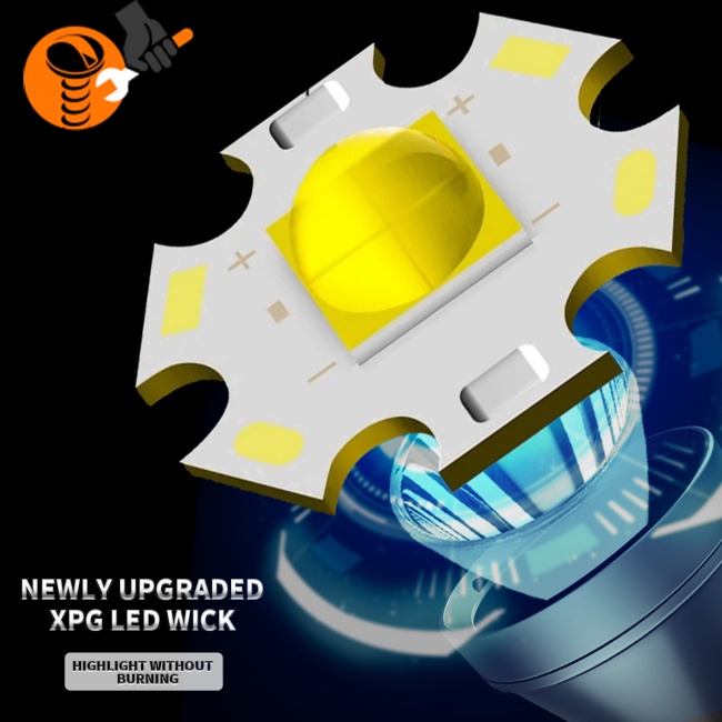 Đèn Pin Led Cầm Tay Sạc Usb Siêu Sáng Dùng Khi Đi Cắm Trại