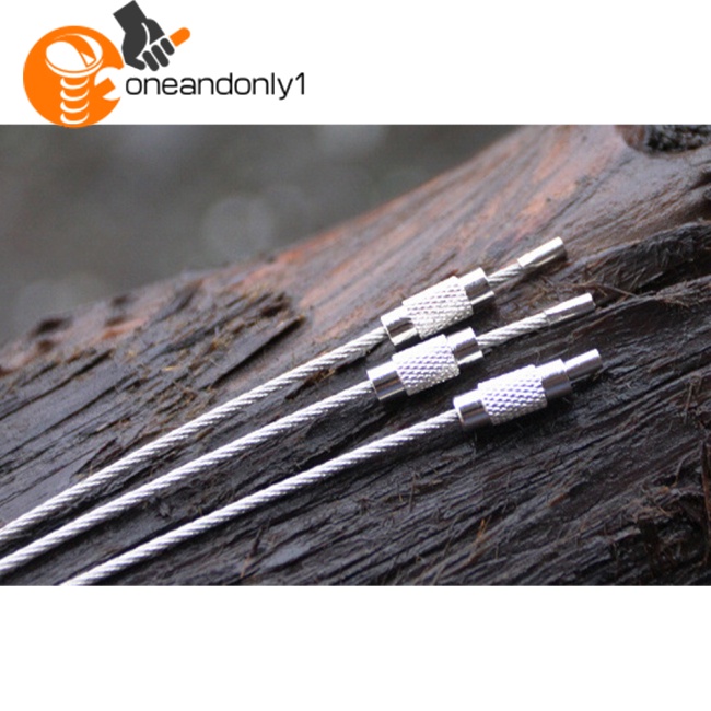 Set 10 Dây Móc Khóa Bằng Thép Không Gỉ Đa Năng Tiện Dụng