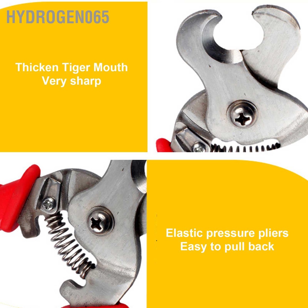 Hydrogen065 Dụng cụ gỡ thẻ tai bấm động vật bằng thép không gỉ cho Lợn Gia súc Cừu