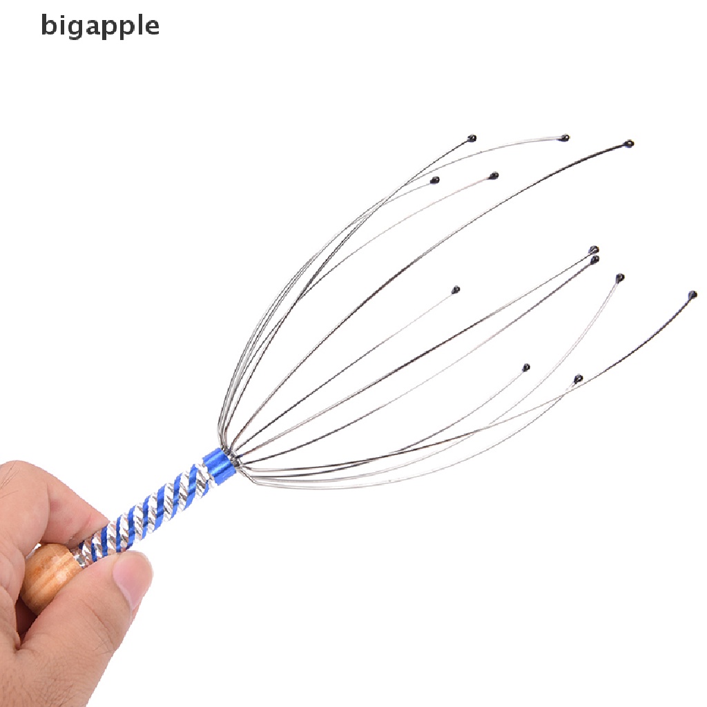 Bigapple Bộ 2 Dụng Cụ Mát Xa Thư Giãn Hình Bạch Tuộc Cho Cổ / Eo / Cổ / Chăm Sóc Sức Khỏe RDG