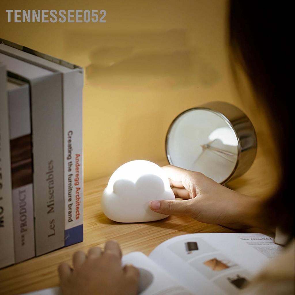 Tennessee052 Đèn ngủ trắng ấm có thể điều chỉnh di động tinh tế dễ thương với quà tặng dây buộc