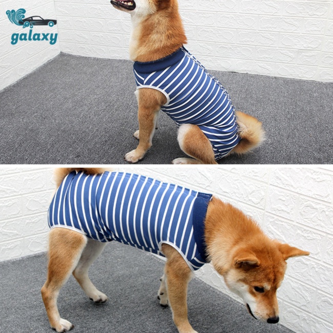 Galaxy Bộ Áo Liền Quần Họa Tiết Rằn Ri Cho Thú Cưng