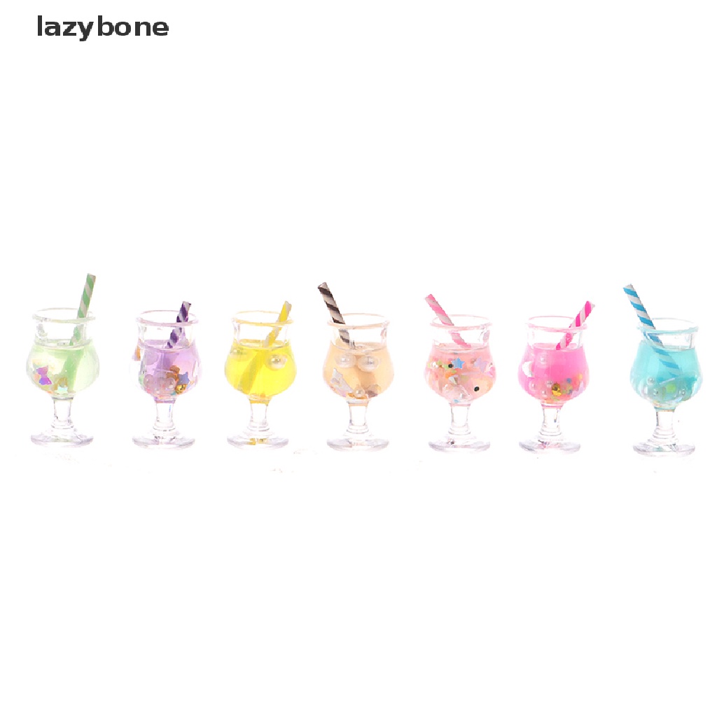 Bộ 2 Ly Nước Mini Dạ Quang Dùng Trang Trí Nhà Búp Bê