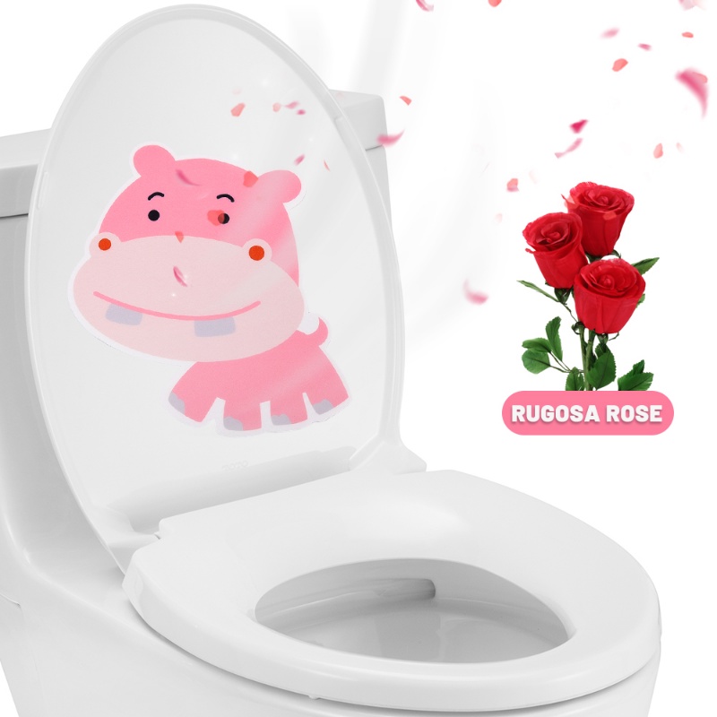 Miếng Dán Trang Trí Toilet Tự Dính Họa Tiết Hoạt Hình Sáng Tạo