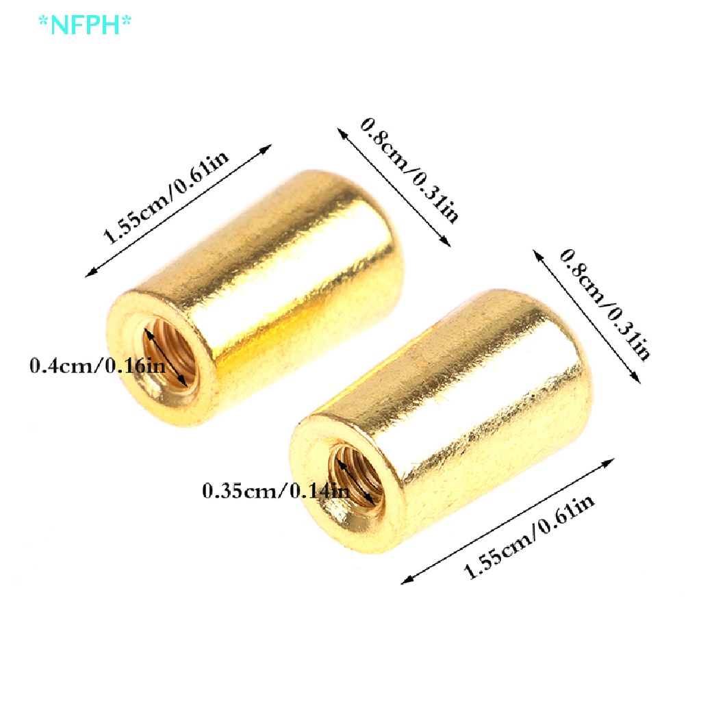 1 Nút Vặn 3 Chiều 3.5 / 4mm Bằng Kim Loại Cho Đàn Guitar Điện Mới