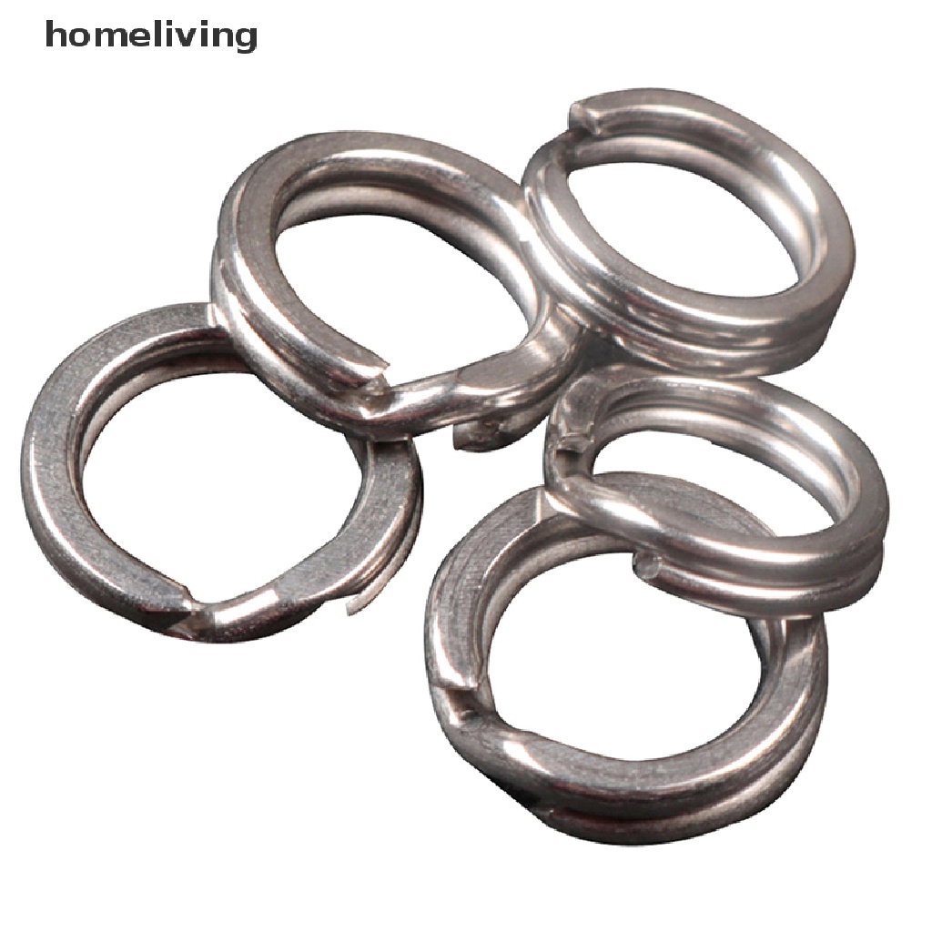 Hộp 200 Vòng Câu Cá Bằng Thép Không Gỉ Chất Lượng Cao