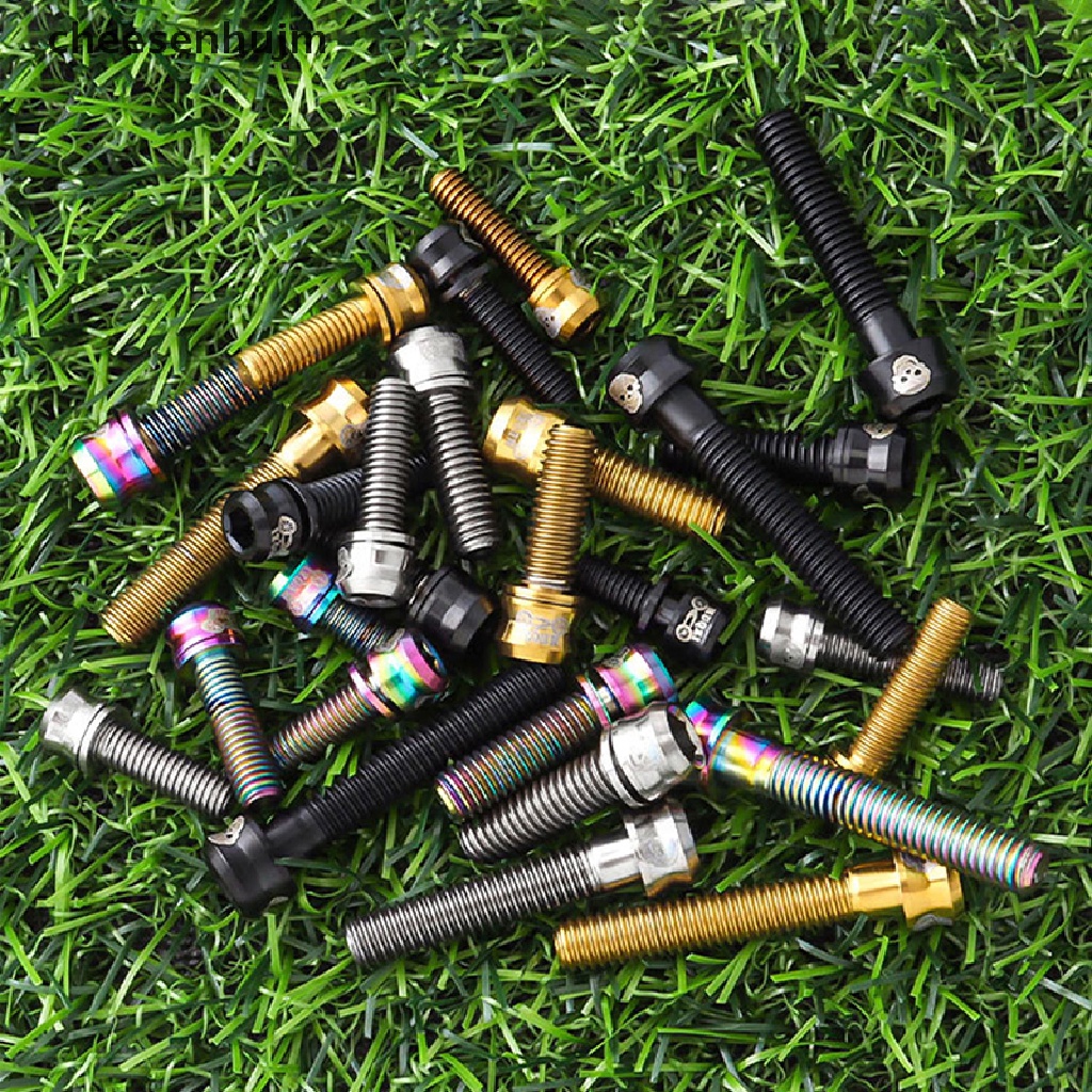 Bộ 4 Ốc Vít Gắn Phanh Đĩa Bằng Titan M5 * 15 / 17 / 19 Chuyên Dụng Cho Xe Đạp Leo Núi