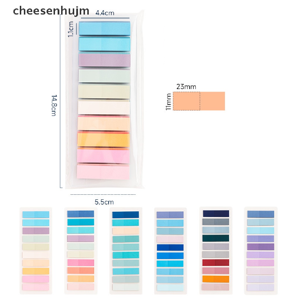 Bộ 200 Tờ Giấy Ghi Chú Đánh Dấu Trang Sách Hình Mèo Dễ Thương