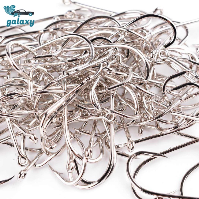 Galaxy Set 100 Lưỡi Câu Cá Bằng Thép Carbon Cao Cấp Kèm Hộp Đựng