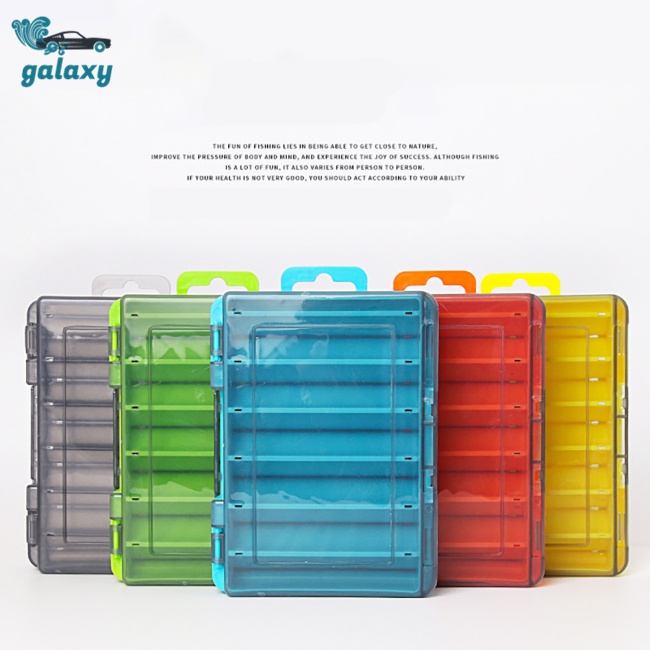 Galaxy Hộp Đựng Mồi Câu Cá Giả Hai Mặt Hình Chữ U Đa Năng