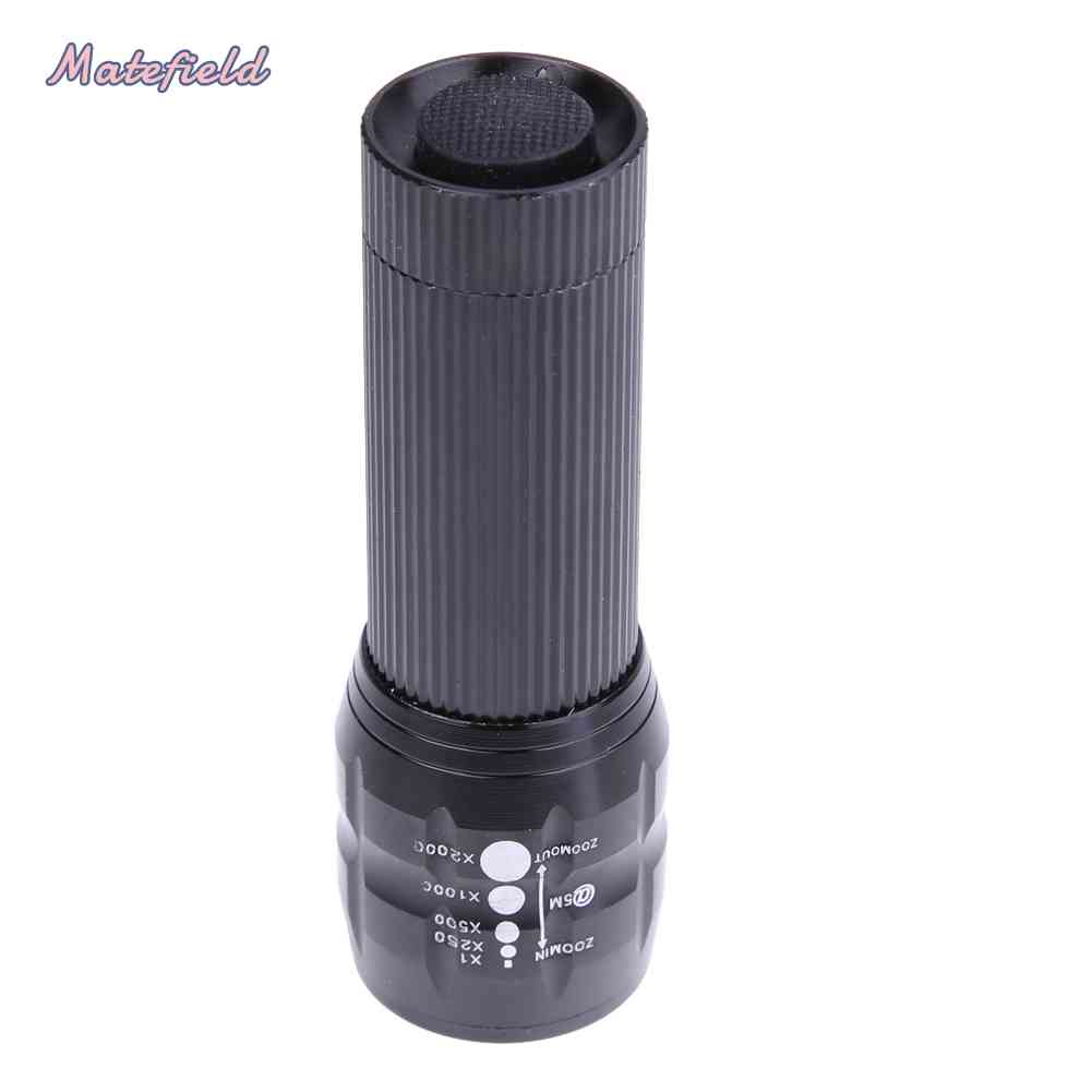 Đèn Pin LED 3W 3 Chế Độ Có Thể Zoom In / Out