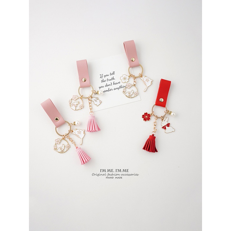 Ygt Móc Khóa Thỏ Sakura Nhật Bản Đáng Yêu