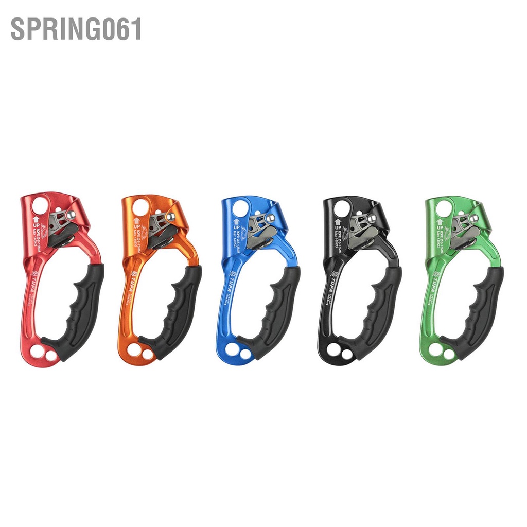 Spring061 Hướng dẫn leo núi bằng tay phải sử dụng đa mục đích Leo ngoài trời Cây Ascender