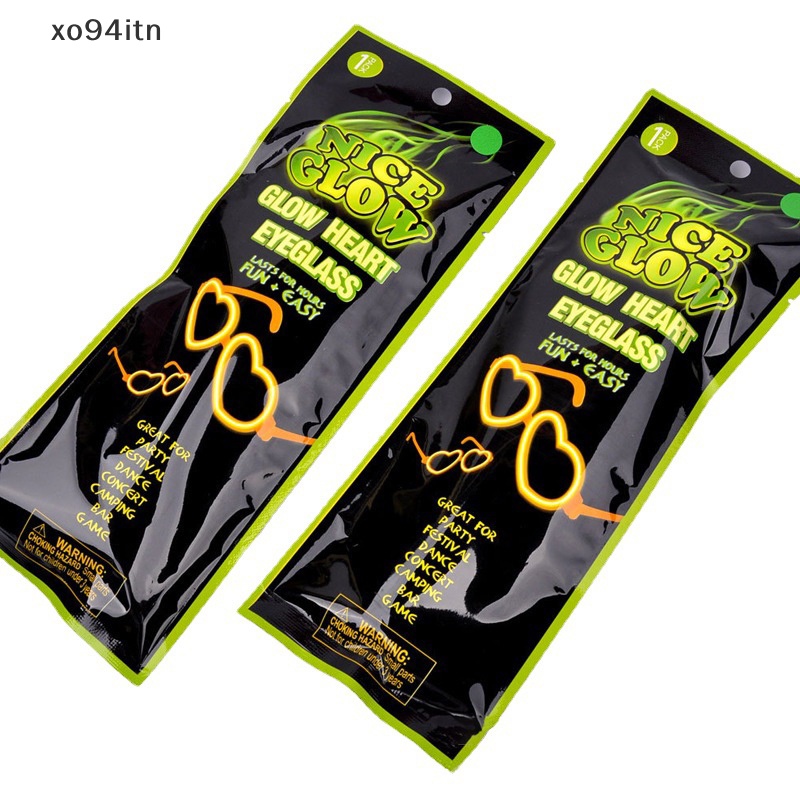 Que Phát Sáng Neon Hình Trái Tim Trang Trí Mắt Kính