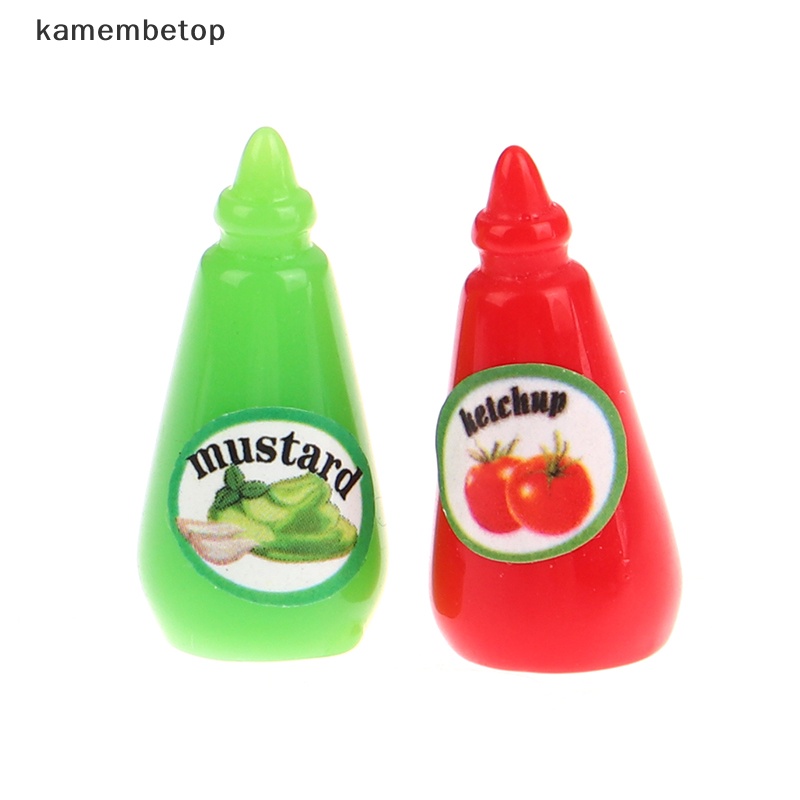 Mô Hình Chai Sốt mini Dùng Trang Trí Nhà Búp Bê