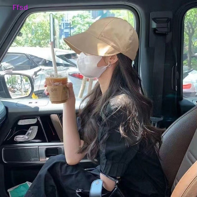 {Ffsd} Mũ Ngư Dân Vành Rộng Chống Nắng Mùa Hè Nhanh Khô Có Dây Rút Điều Chỉnh Được * Bán Chạy