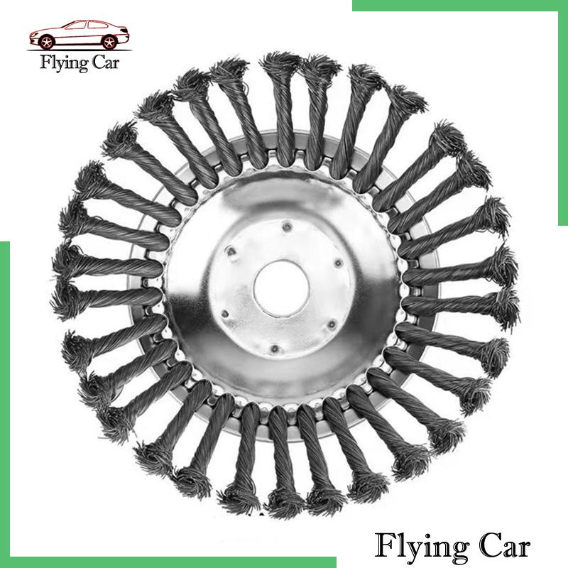 [Lzdjfmy2] Đầu Bàn Chải Cỏ Bằng Dây Thép Phủ Cho Đá Pavement Driveway