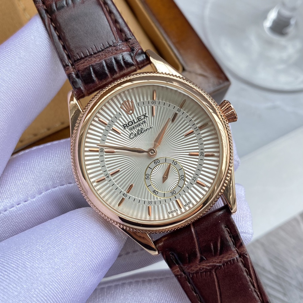 Đồng Hồ Đeo Tay Dây Da 39MM Dành Cho Nam