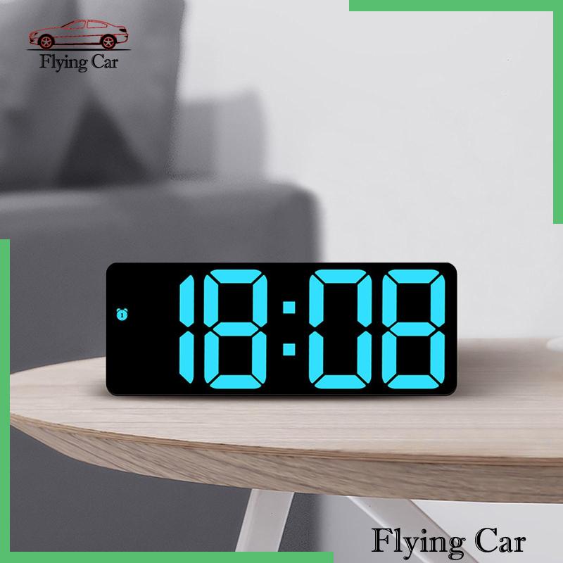 [Lzdjfmy2] Đồng Hồ Để Bàn Màu Xanh Dương Nhiệt Độ Trong Nhà / Văn Phòng