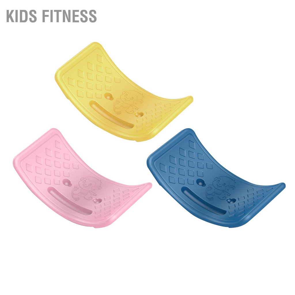 Ván bập bênh Bảng cân bằng bập bênh nhựa cho trẻ mới biết đi Thanh thiếu niên đào tạo thăng với bóng đàn hồi