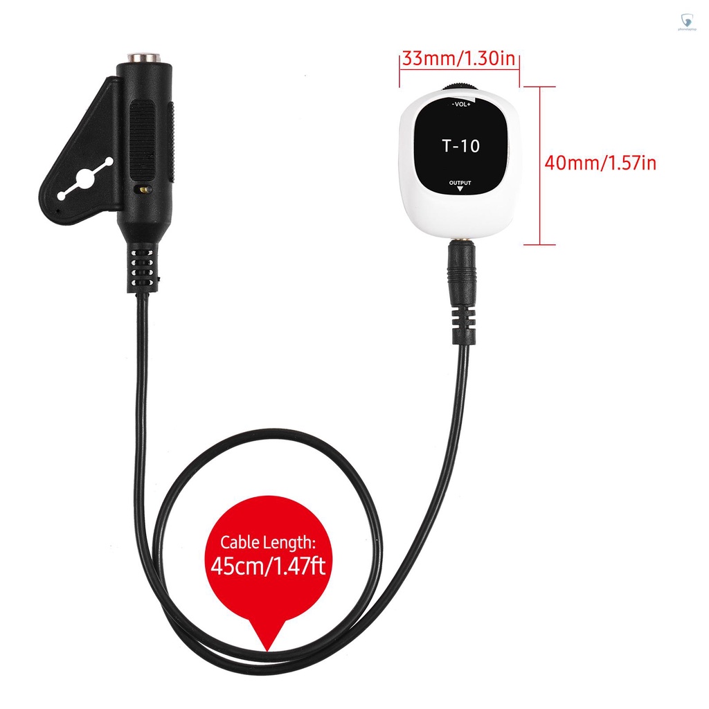 Pickup Thông Dụng Tự Dính Không Cần Khoan Lỗ 6.5mm Cho Loa / Ukulele / Violin / Banjo Erhu Guzheng