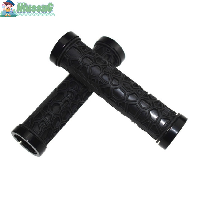 1 Cặp Vỏ Bọc Tay Lái Xe Đạp Leo Núi Bằng Cao Su Chống Sốc Thiết Kế Hai Mặt