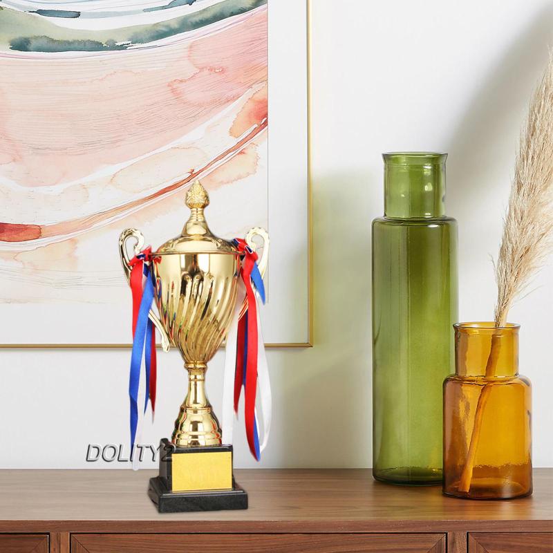 [Dolity2] Phần Thưởng Giải Thưởng Trophy Với Dây Ruy Băng Trang Trí Chiến Thắng Cho Trẻ Em Troph