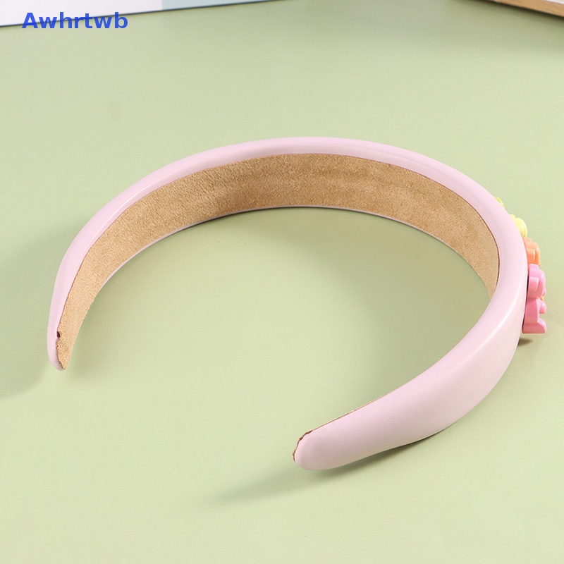 Băng Đô Cài Tóc Bằng Xốp Màu Kẹo Hình Gấu Dễ Thương Cho Bạn Gái Mới