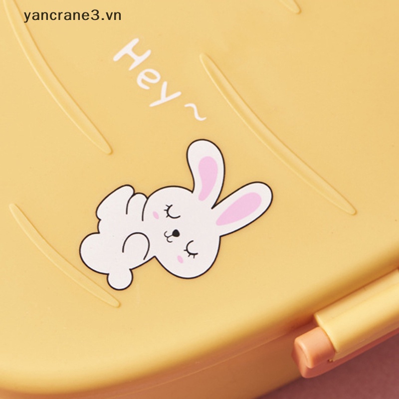 Hộp cơm Bento Nhật Bản Dễ Thương Cách Nhiệt Dùng Được Trong Lò Vi Sóng {Yacrane3.vn}
