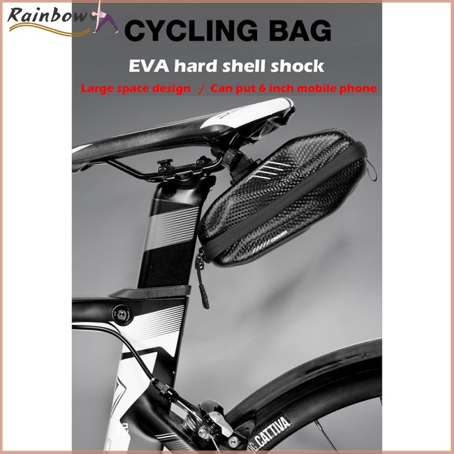 Túi Đựng Đồ Chống Sốc Gắn Dưới Yên Xe Đạp Leo Núi Dung Tích 0.8L