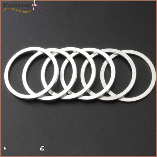 Set 5 Vòng Đệm Phuộc Trước Bằng Hợp Kim Nhôm 0.3 / 1 / 2 / 3mm Chống Thấm Nước Điều Chỉnh Được