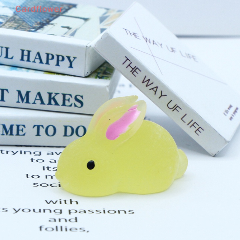 1 Thỏ Dạ Quang Trang Trí Phong Cảnh Mới