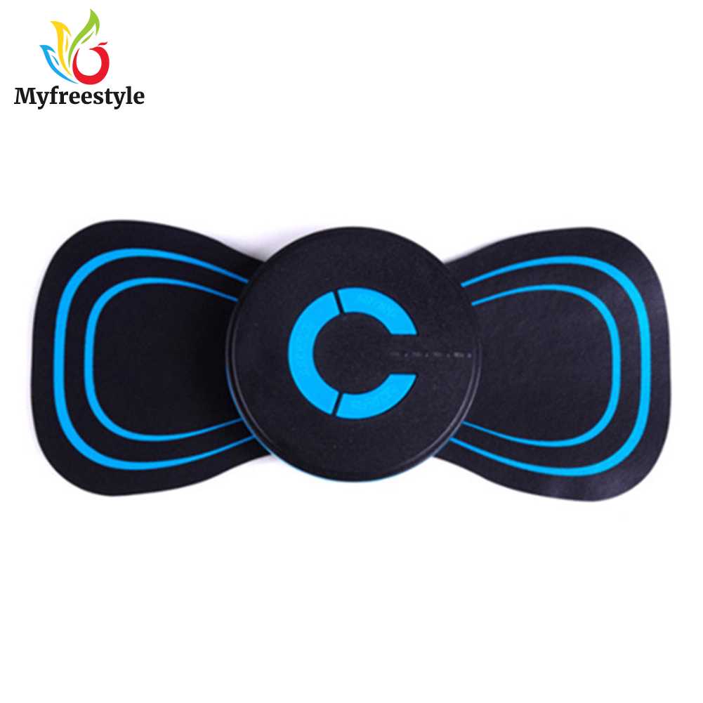 Máy mát xa cổ cổ mini EMS Miếng dán mát xa cổ tử cung (Loại pin)