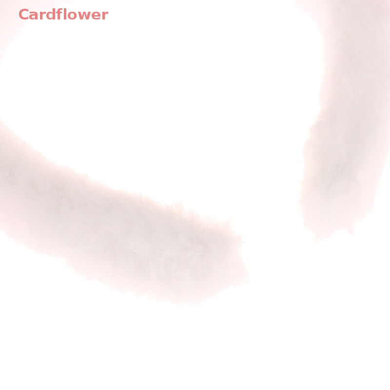 < Cardflower > Băng Đô Cài Tóc Tai Cún Hoạt Hình Bằng Lông Nhung Dễ Thương Làm Quà Tặng Mới Gui Có Tai To
