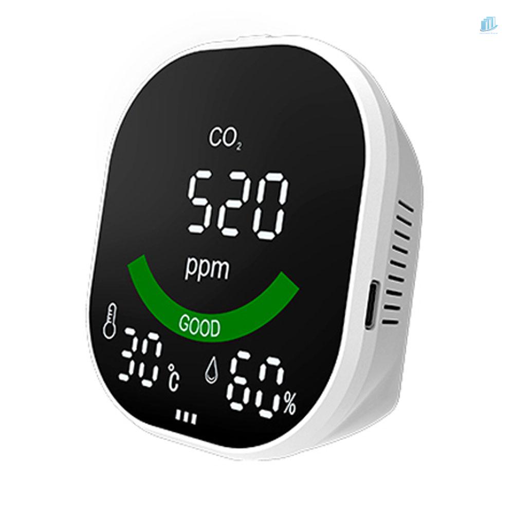 Thiết Bị Đo Độ Ẩm / Nhiệt Độ CO2 3 Trong 1 s2mwvn Có Màn Hình Hiển Thị Kỹ Thuật Số