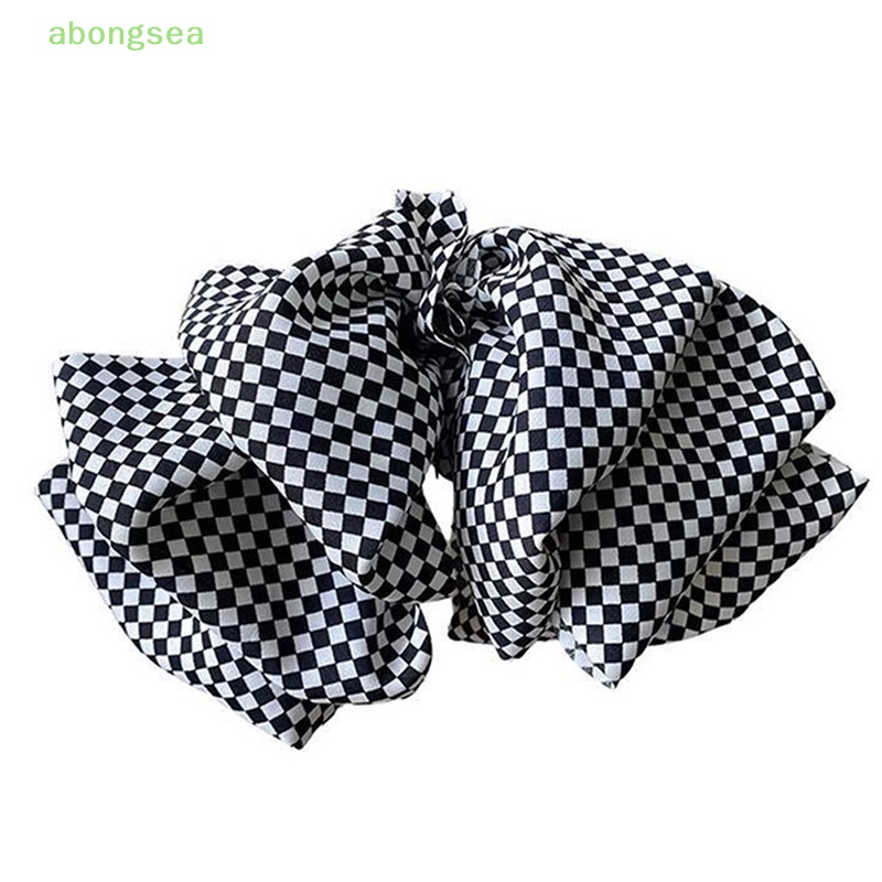 Kẹp Tóc Hình Nơ Lớn Phong Cách Retro Cho Nữ