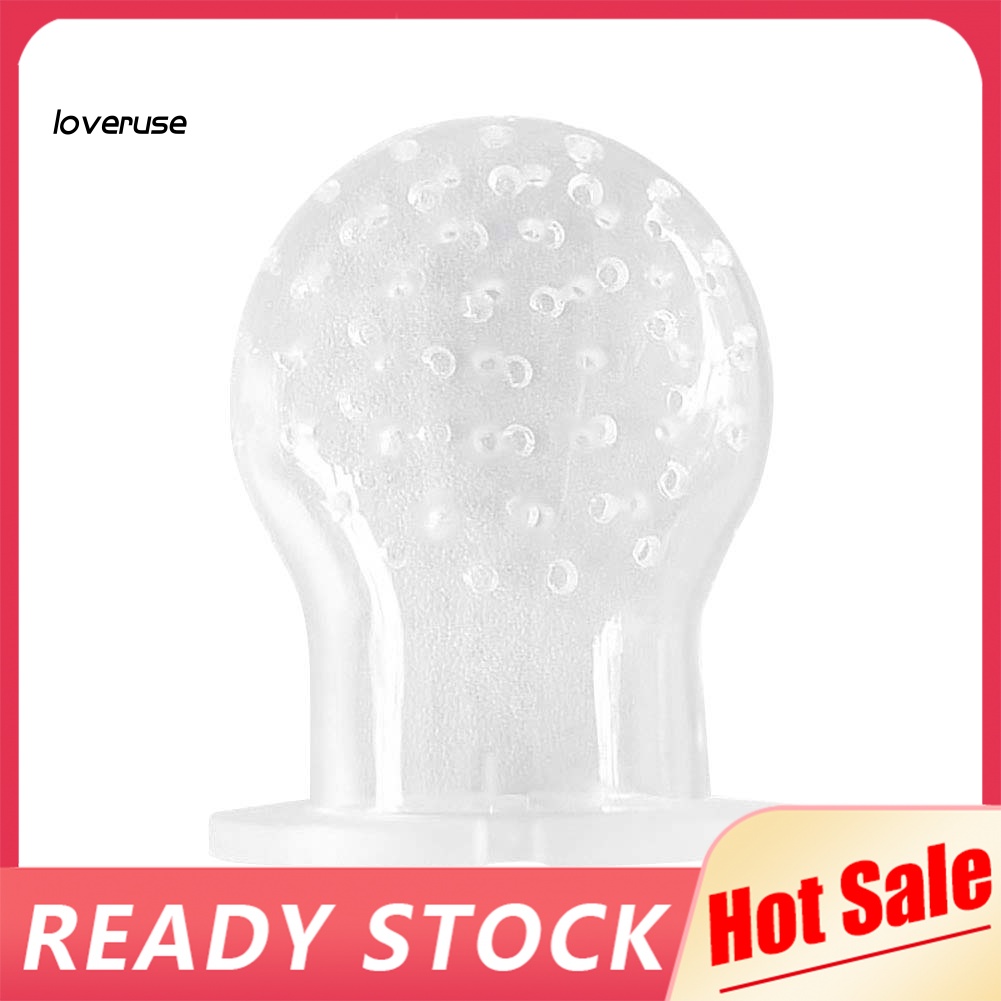 Núm Ti Giả Bằng Silicon Mềm Hình Hoạt Hình Có Kẹp Cho Bé Mọc Răng