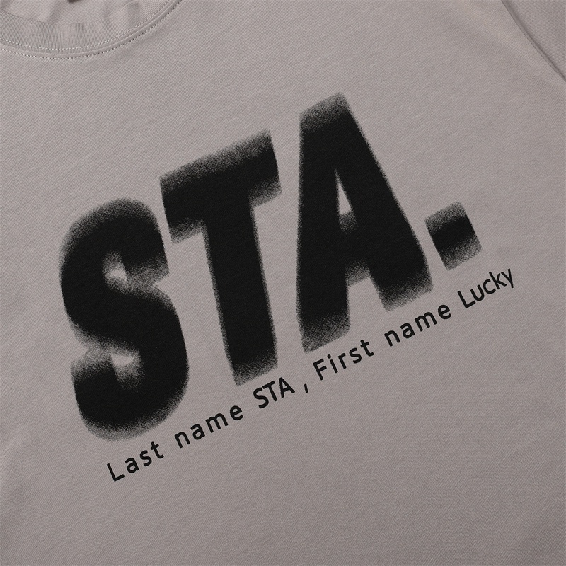 Sta- Áo Thun Tay Ngắn In Hình monogram Đường Phố Mới Nhất Thời Trang Cho Nam Và Nữ