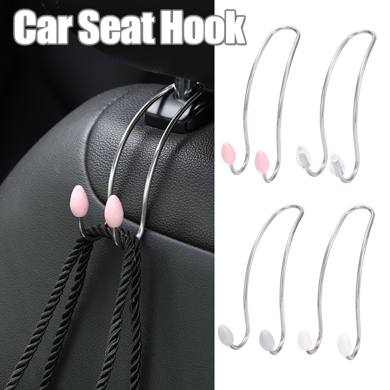 1 Móc Treo Đồ Gắn Lưng Ghế Xe Hơi Bằng Thép Không Gỉ