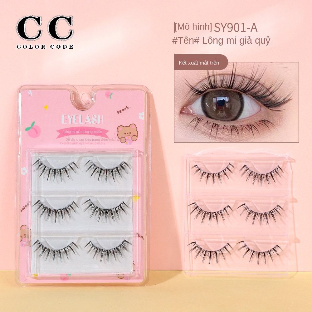 Set 3 Cặp Lông Mi Giả Cong Tự Nhiên