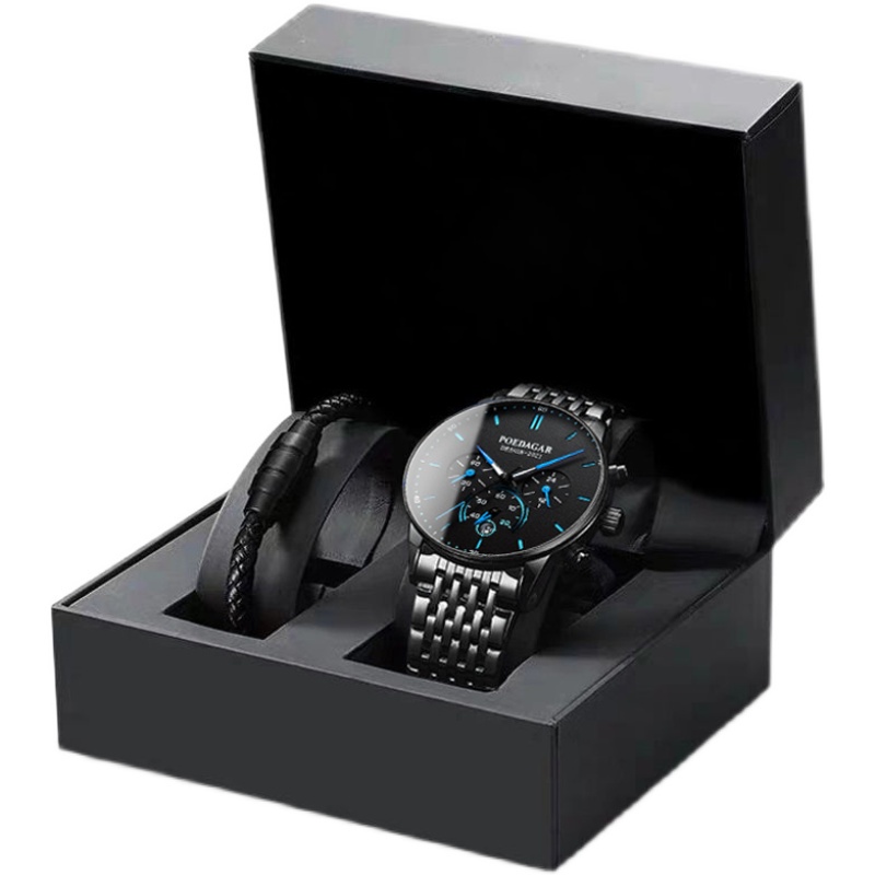 Đồng Hồ Đeo Tay Dạ Quang Đa Năng Chống Thấm Nước Không Phai Màu Phong Cách Hàn Quốc Cho Nam