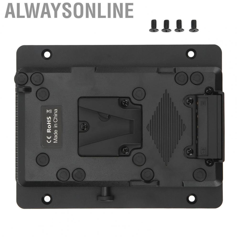 Alwaysonline Camera Battery Plate Aluminium Alloy ABS Power for