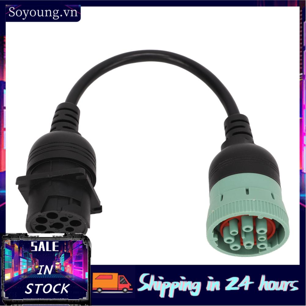Soyoung CAN1 To CAN3 Crossover Cable  9 Pin Lightweight Diagnostic Crossover Adapter High Flexibility Plug and Play  for Cars