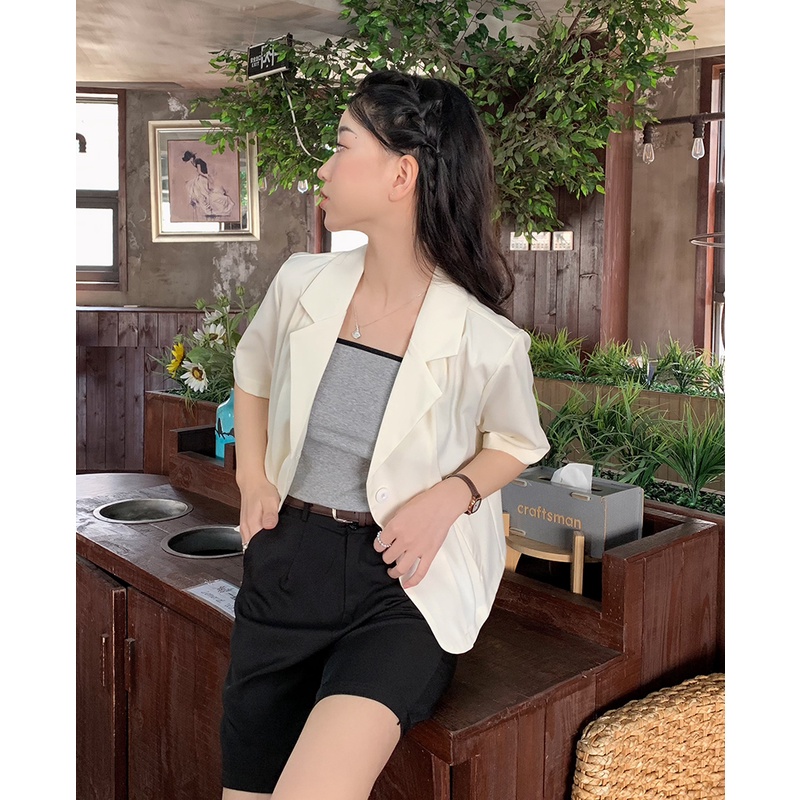 Áo Sơ Mi Ngắn Tay Thiết Kế Mới Thời Trang Mùa Hè Dành Cho Nữ