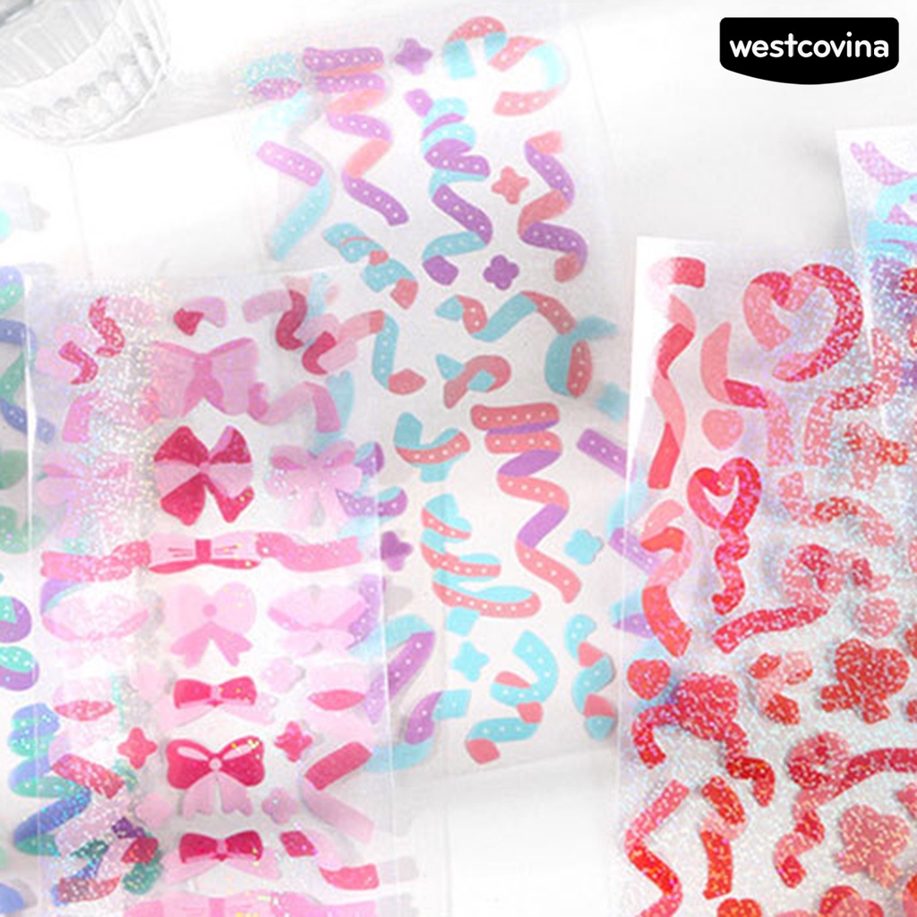 [COD]♪1 Tờ Miếng Dán Tự Dính Bằng PVC Họa Tiết Lấp Lánh Chống Thấm Nước Trang Trí Văn Phòng / Trường Học