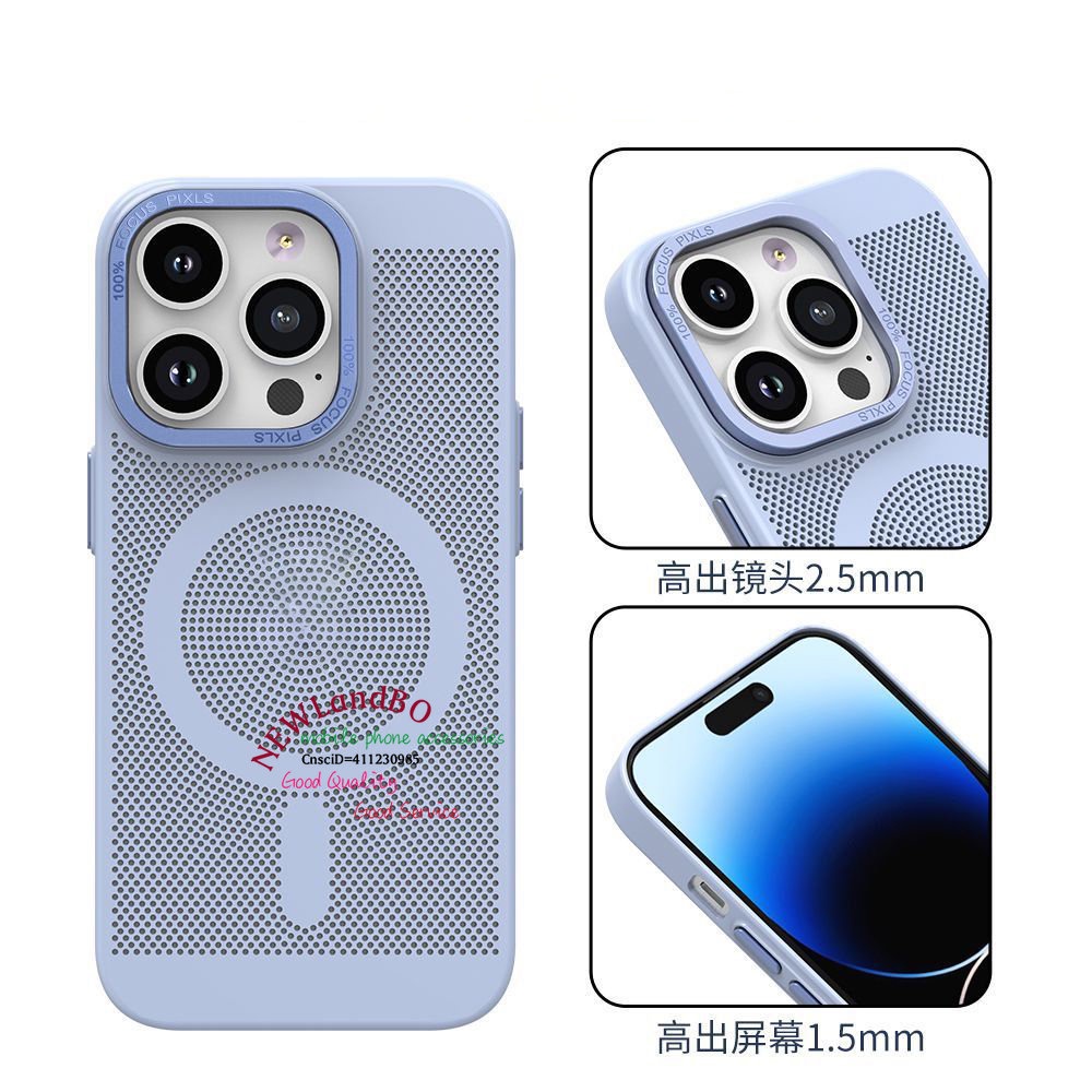 Ốp Điện Thoại Nam Châm Làm Mát Dành Cho iPhone 14 13 12 11 Pro max