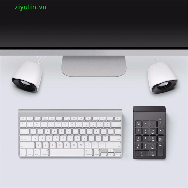Bàn Phím Số 18 Phím Không Dây ziyulin 2.4G Mini USB Cho Máy Tính