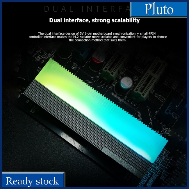 Mới Đế Tản Nhiệt Ổ Đĩa Cứng Cm-m73s M.2 Argb SSD 2280 Chất Lượng Cao