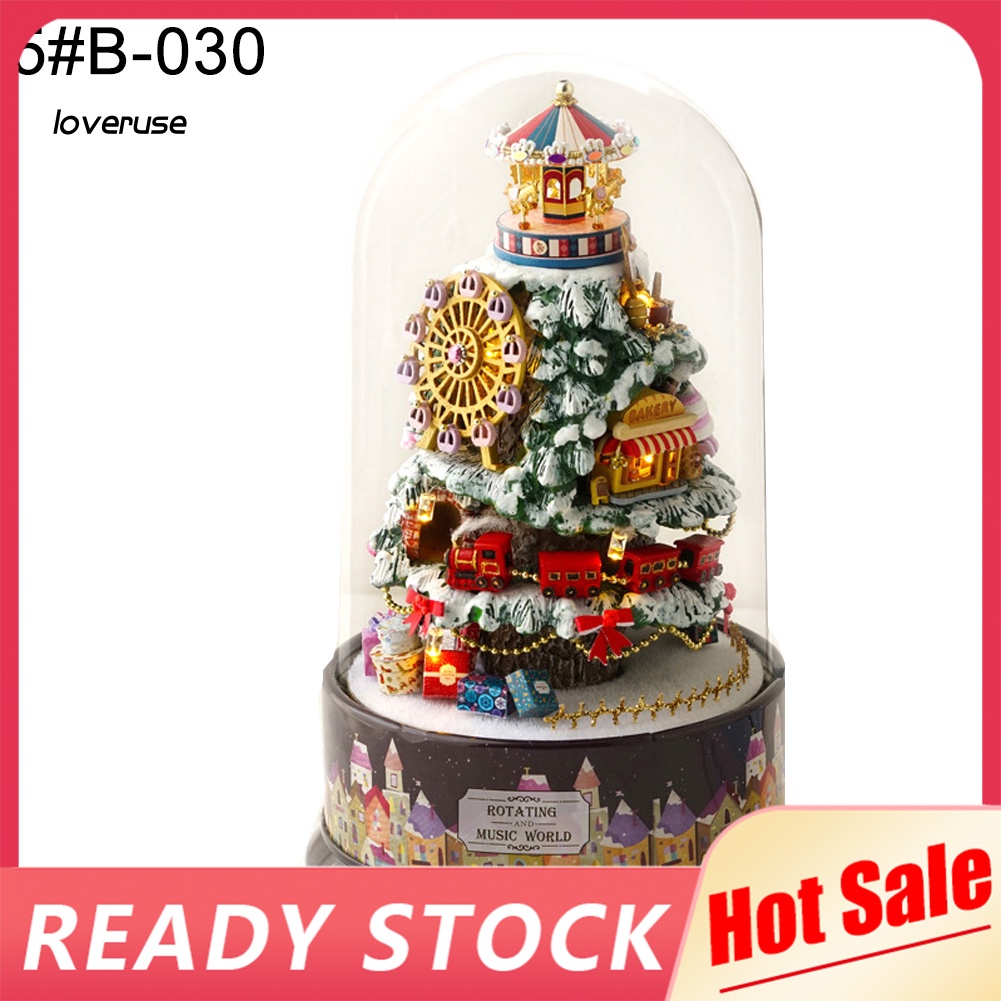 Nhà Búp Bê Mini Bằng Gỗ Có Nắp Chống Bụi DIY Ốp