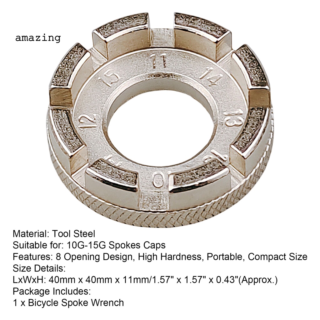 Cờ Lê Điều Chỉnh Vành Bánh Xe Đạp Bằng Thép